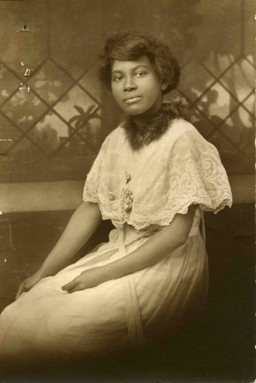 Student File, Student Photo, Mildred Lillian Ennis. Class of 1919, Frederick Douglass Memorial Hospital and Training School. MDHR_MC78_BX04_S6_F32_001